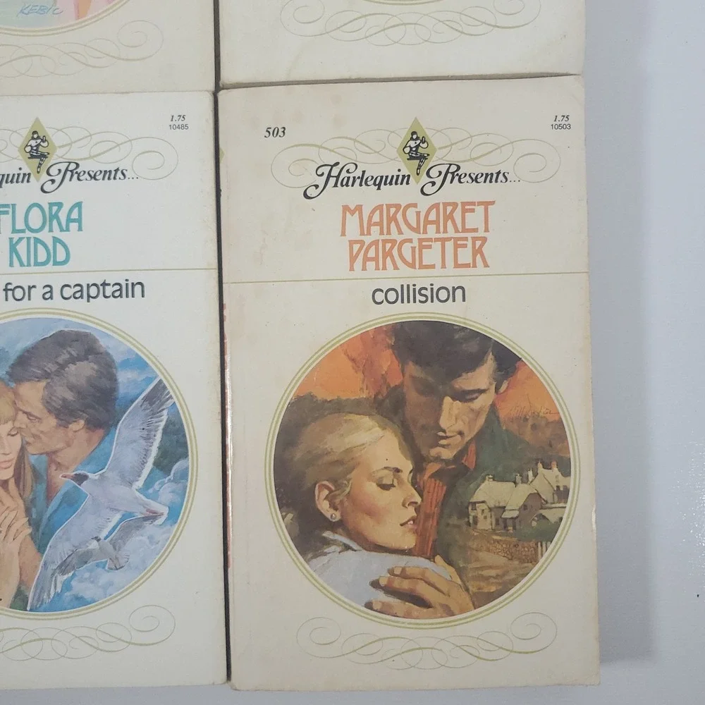 Harlequin Romances Vintage Books 1980s. Various Authors. Lot Of 6